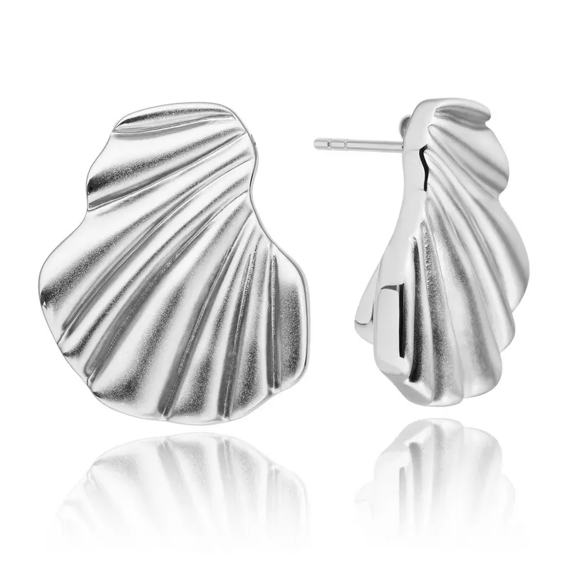Sparkling Jewels Oorbellen Dune Push Back EAS39 Zilverkleurig