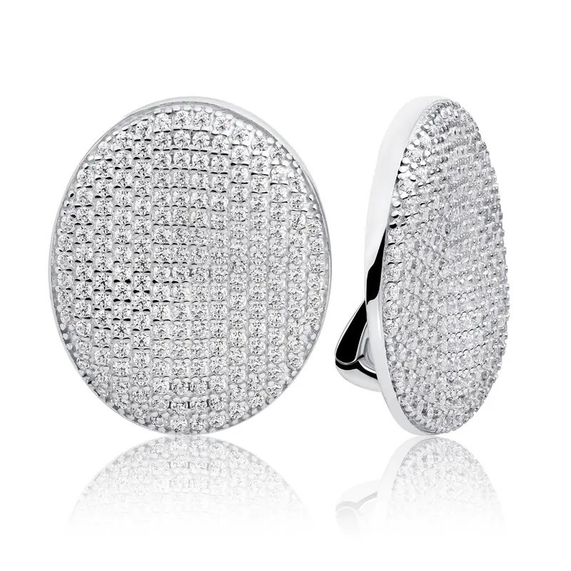 Sparkling Jewels Oorbellen Fuse zirkonia EAS43 Goudkleurig
