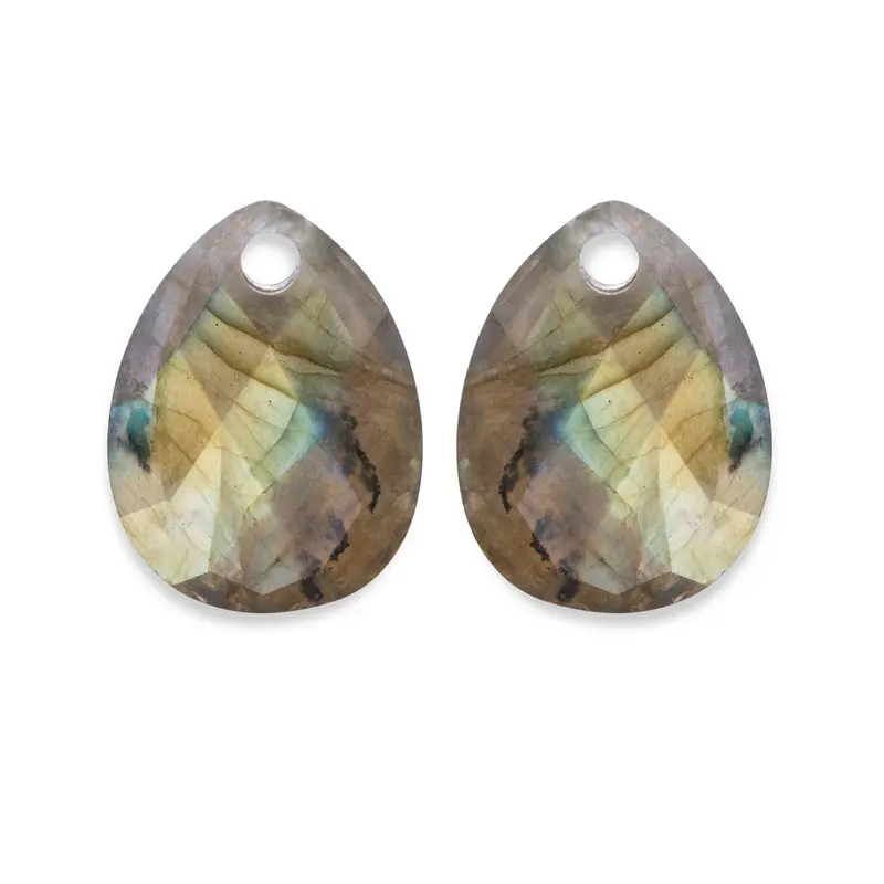 Sparkling Jewels Oorstenen Afterglow Labradoriet EAGEM18
