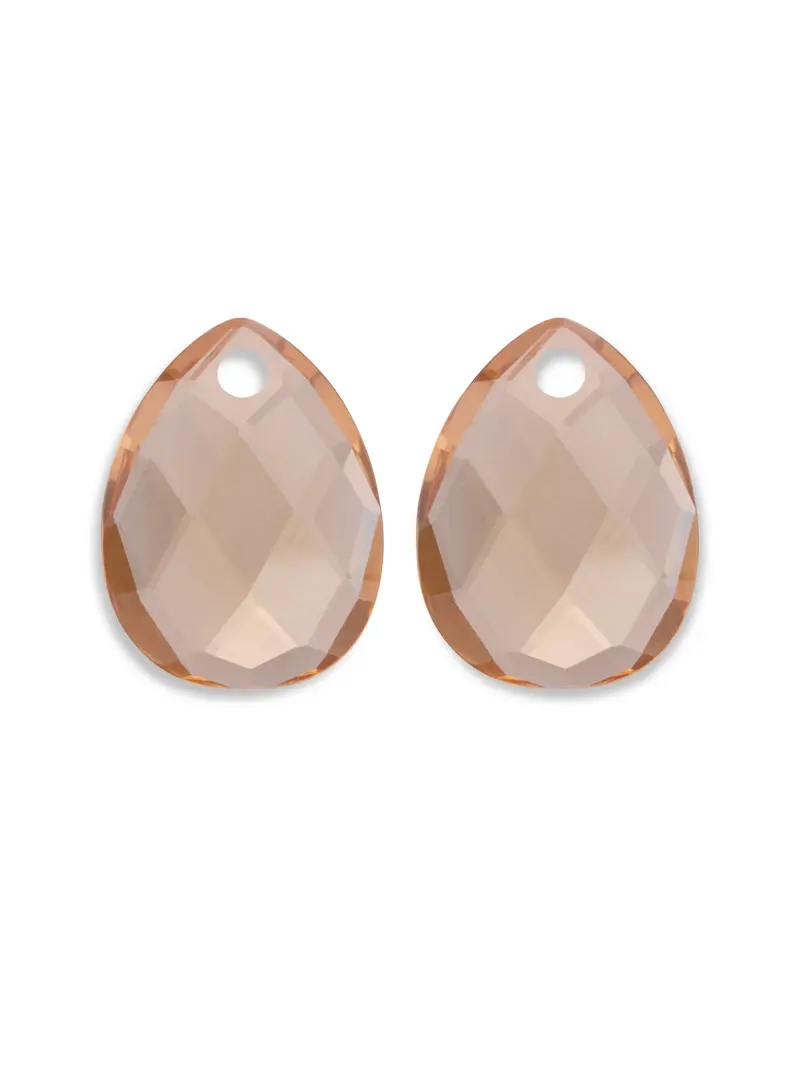 Sparkling Jewels Oorstenen Afterglow - Light Gold Citrien EAGEM65