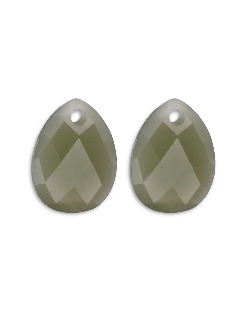 Sparkling Jewels Oorstenen Afterglow - Lime Jade EAGEM64