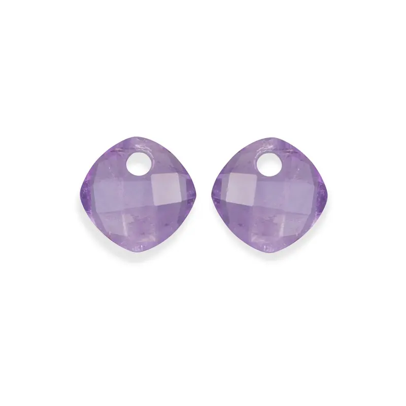 Sparkling Jewels Oorstenen Amethist EAGEM05-CC
