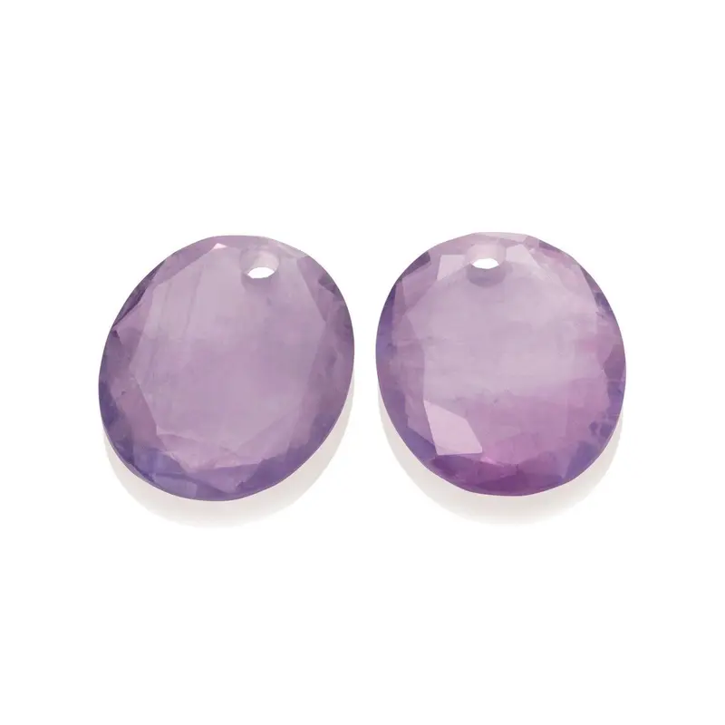 Sparkling Jewels Oorstenen Amethist EAGEM05-RO