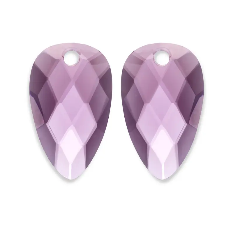Sparkling Jewels Oorstenen Blossom Aubergine Kwarts EAGEM59-BS