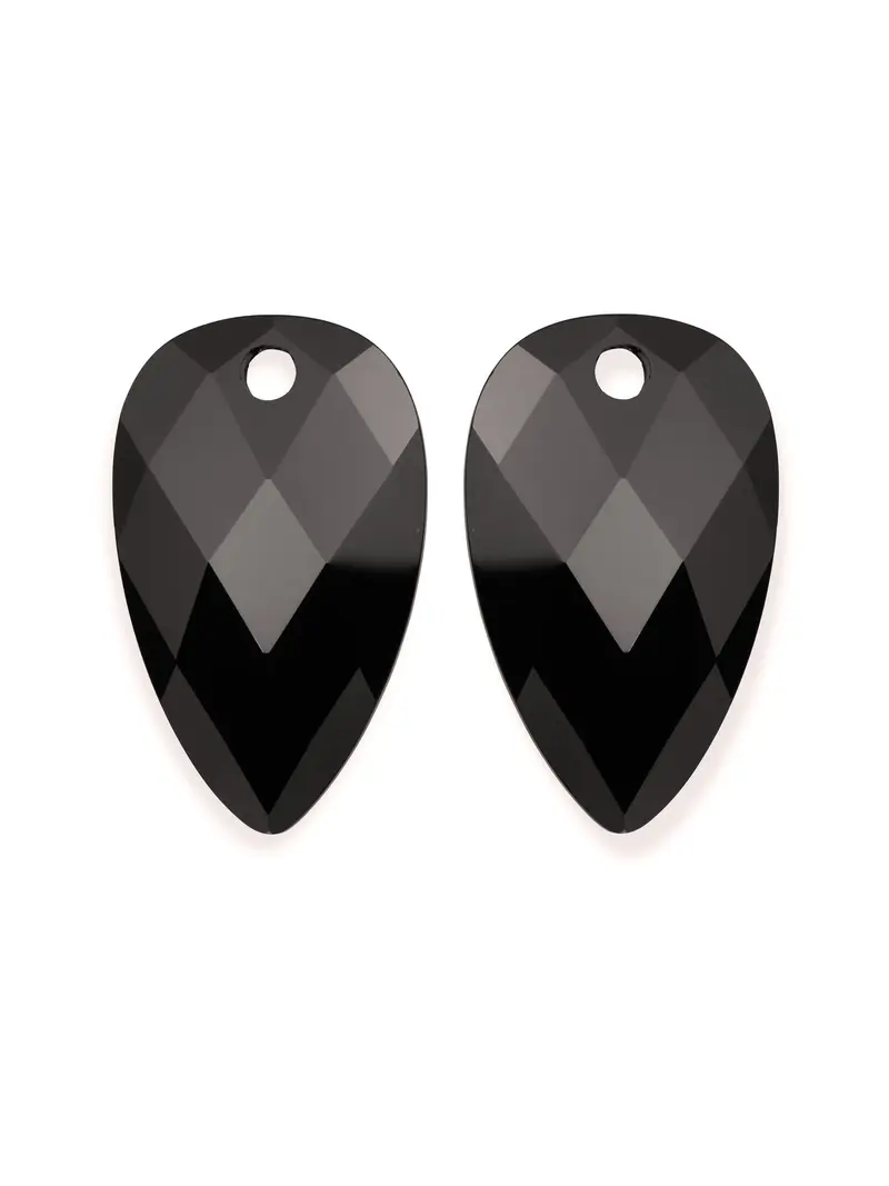 Sparkling Jewels Oorstenen Blossom Onyx EAGEM07-BS