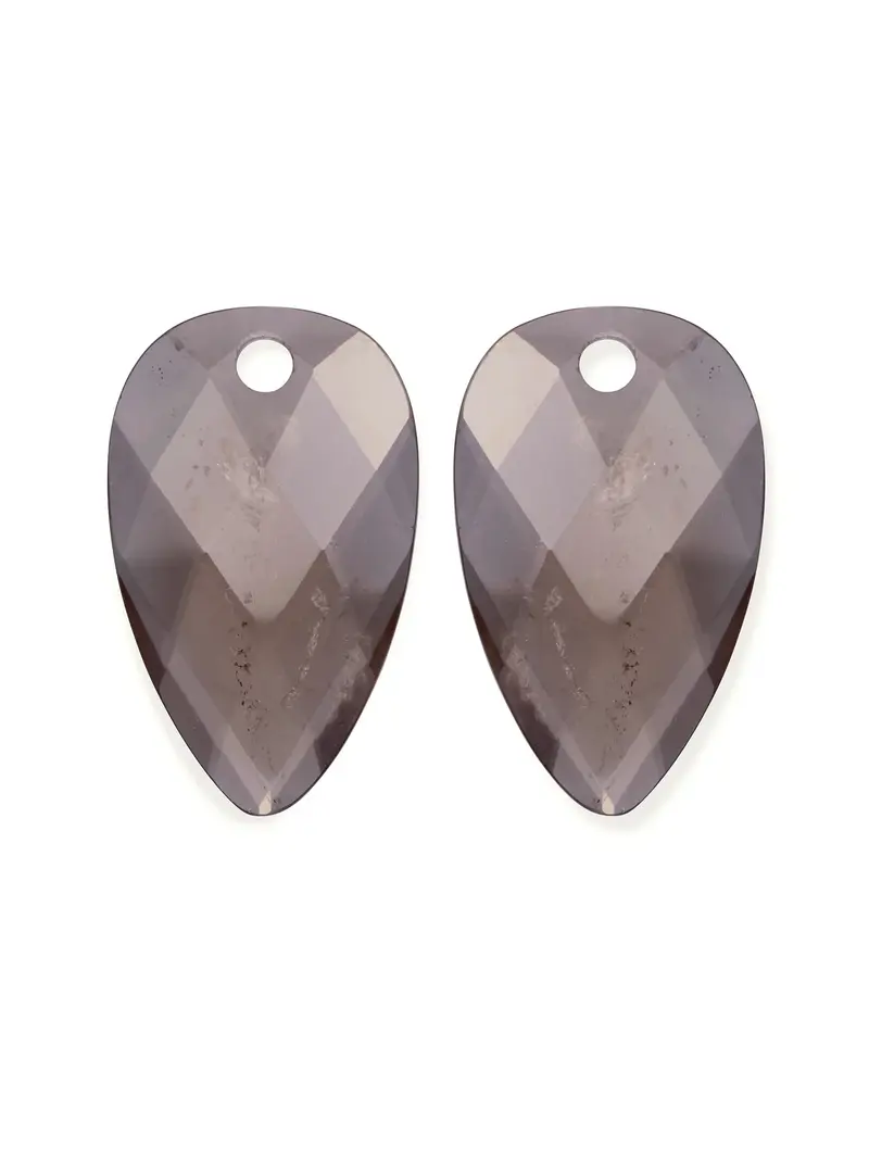 Sparkling Jewels Oorstenen Blossom Rookkwarts EAGEM23-BS