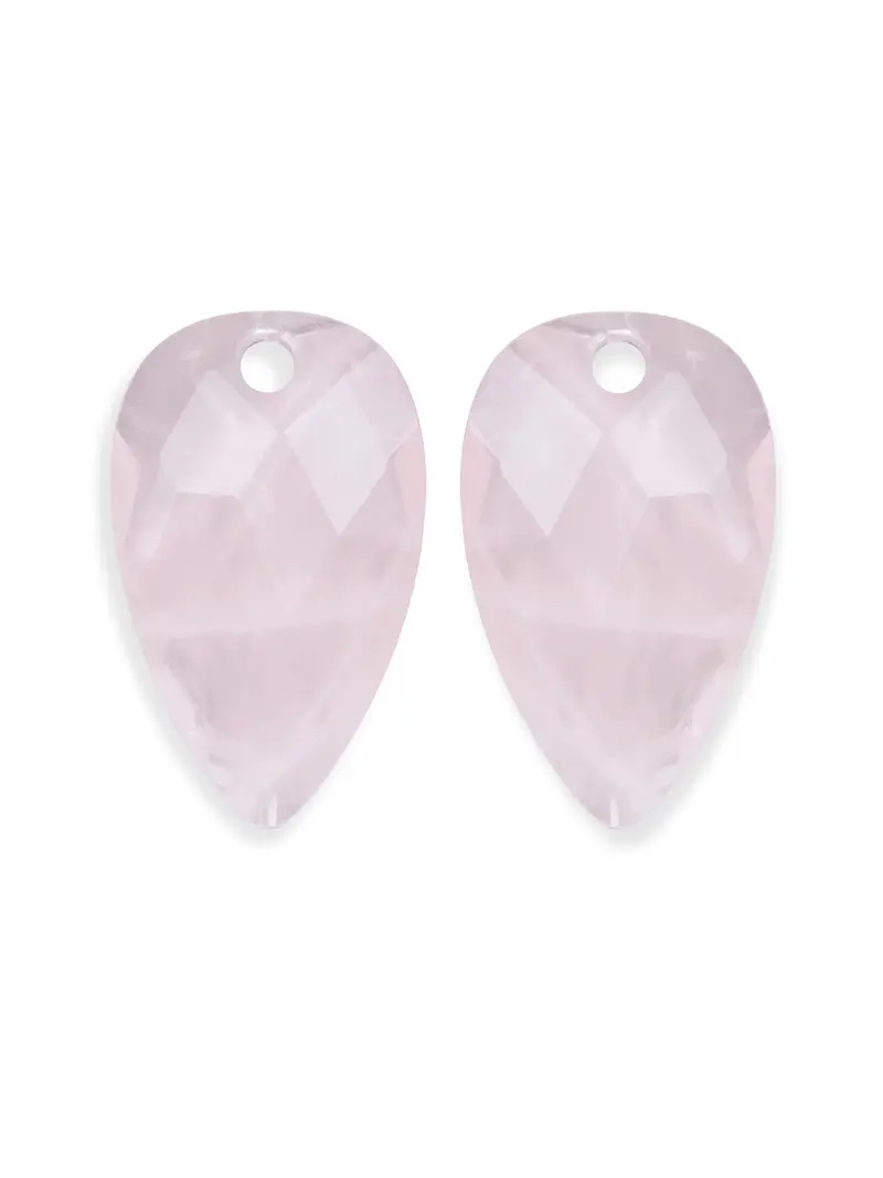 Sparkling Jewels Oorstenen Blossom Rozenkwarts EAGEM13-BS
