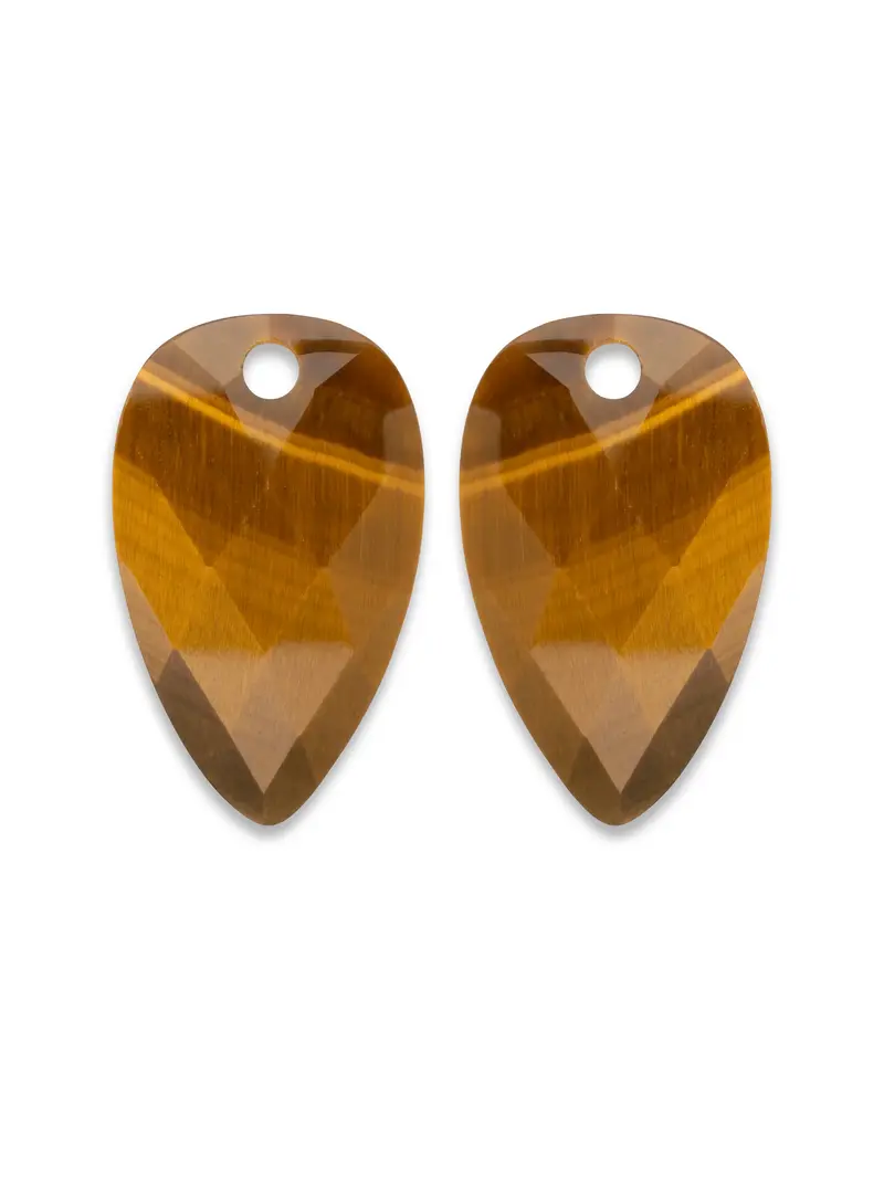 Sparkling Jewels Oorstenen Blossom Tijgeroog EAGEM09-BS