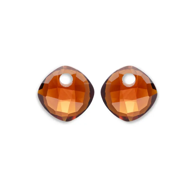 Sparkling Jewels Oorstenen Citrien Kwarts EAGEM38-CC