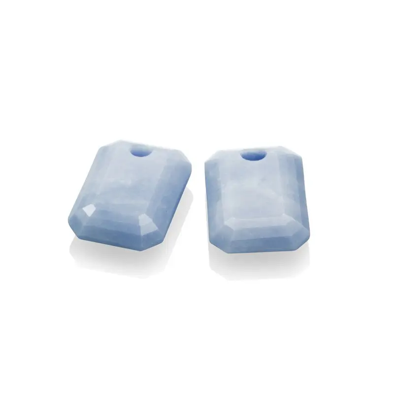 Sparkling Jewels Oorstenen Emerald Cut Aventurijn EAGEM37-EC