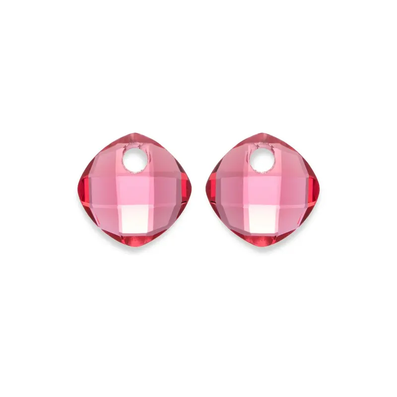 Sparkling Jewels Oorstenen Fuchsia Kwarts EAGEM51-CC