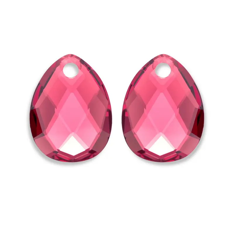 Sparkling Jewels Oorstenen Fuchsia Kwarts EAGEM51