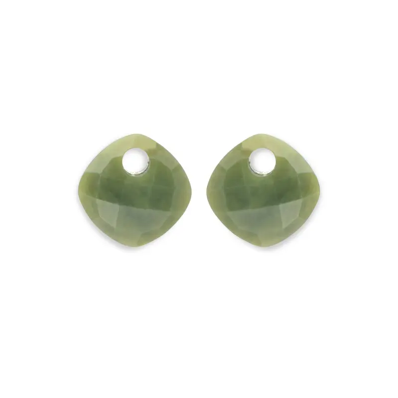 Sparkling Jewels Oorstenen Jade EAGEM61-CC