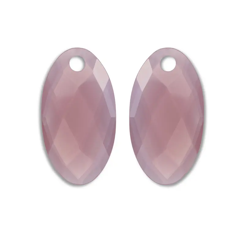 Sparkling Jewels Oorstenen Large Leaf - Pink Opaliet EAGEM66-FCLF-L