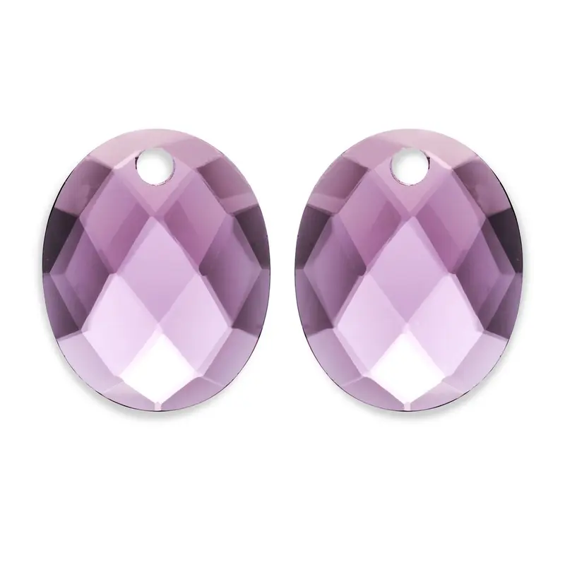 Sparkling Jewels Oorstenen Large Oval EAGEM59-RO