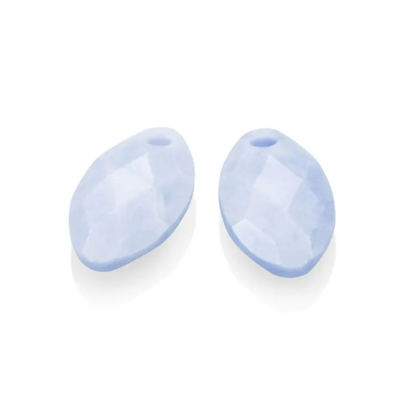 Sparkling Jewels Oorstenen Leaf Blauwe Kantagaat EAGEM47-FCLF-S
