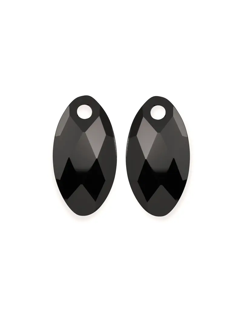 Sparkling Jewels Oorstenen Leaf Onyx EAGEM07-FCLF-S