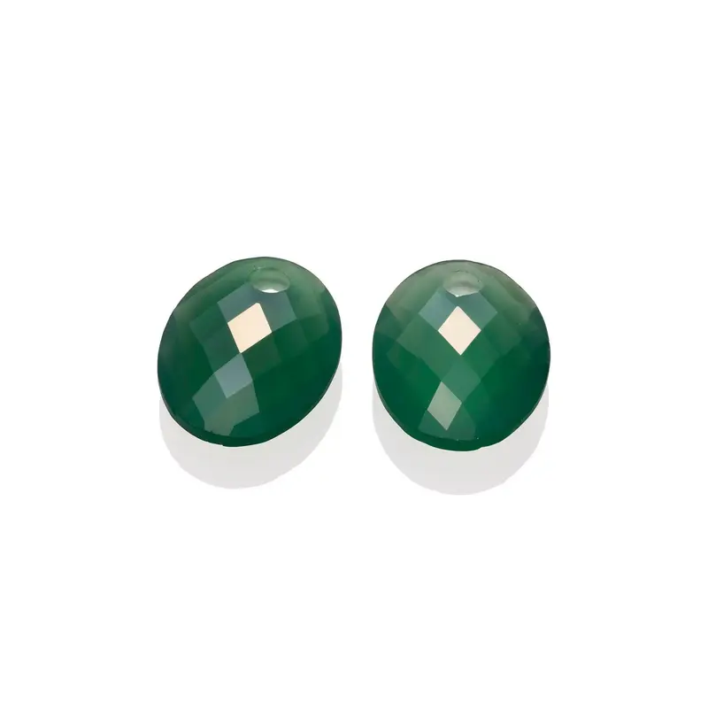 Sparkling Jewels Oorstenen Medium Oval Groene Amazoniet EAGEM53-MO