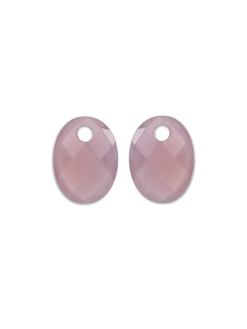 Sparkling Jewels Oorstenen Medium Oval - Pink Opaliet EAGEM66-MO