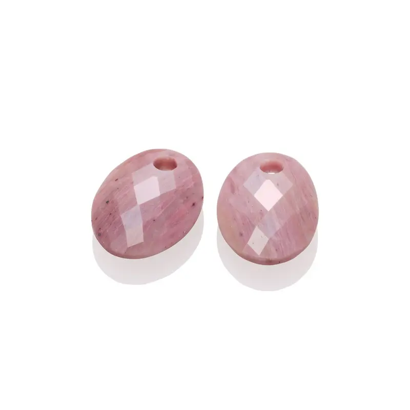 Sparkling Jewels Oorstenen Medium Oval Roze rhodoniet EAGEM24-MO