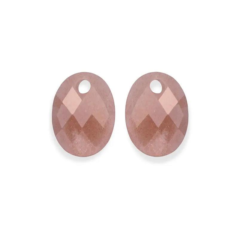 Sparkling Jewels Oorstenen Medium Oval Zonnesteen EAGEM58-MO