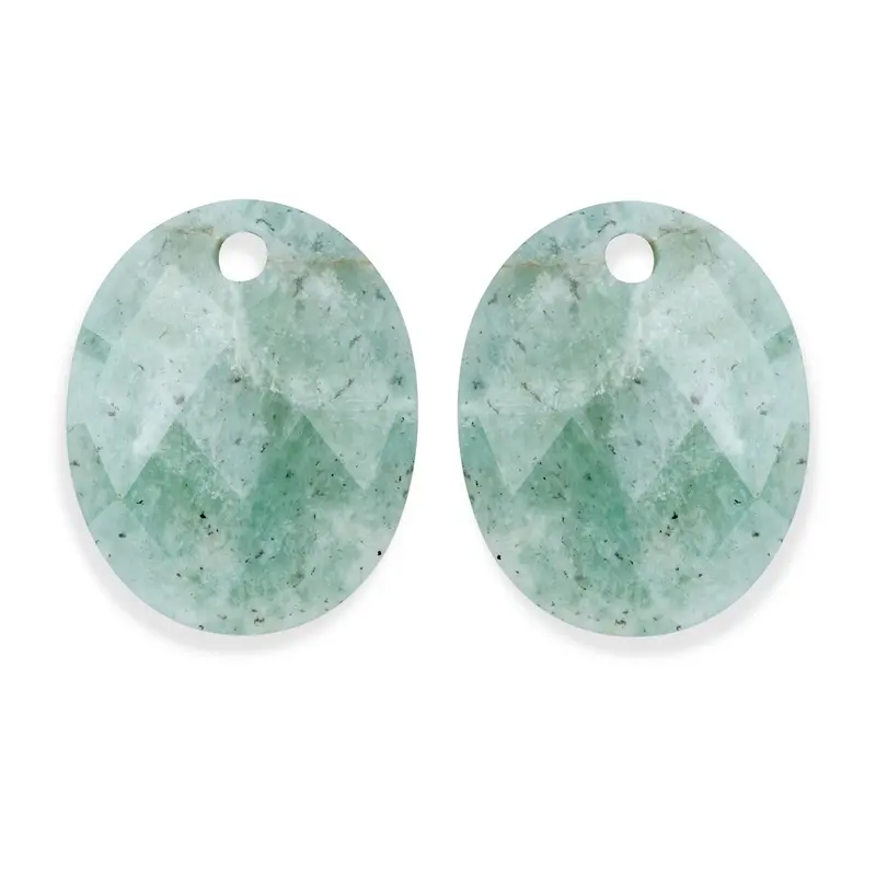 Sparkling Jewels Oorstenen Rich Groene Amazoniet EAGEM57-RO