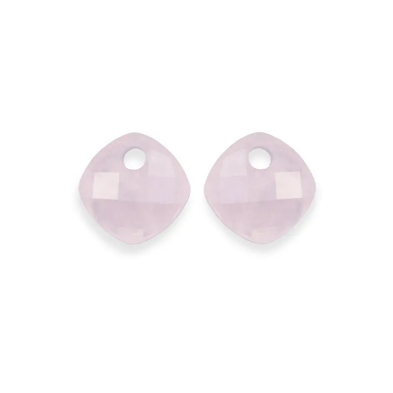 Sparkling Jewels Oorstenen Rozenkwarts EAGEM13-CC