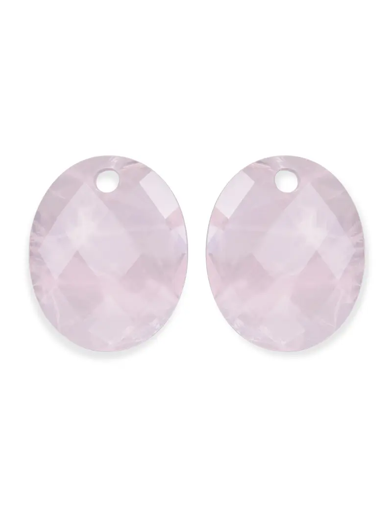 Sparkling Jewels Oorstenen Rozenkwarts EAGEM13-RO