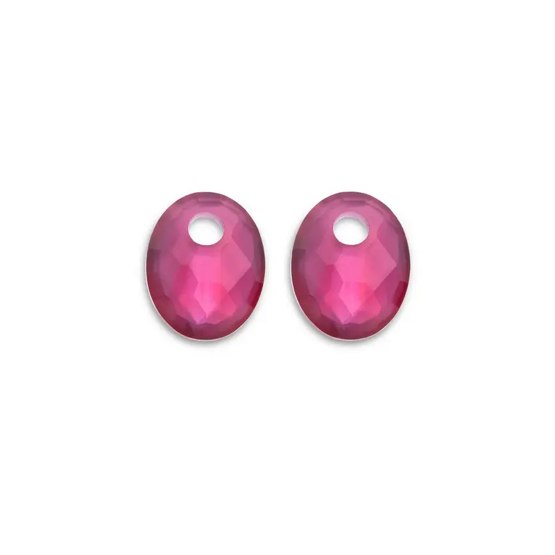 Sparkling Jewels Oorstenen Small Oval - Candy Jade EAGEM69-SO