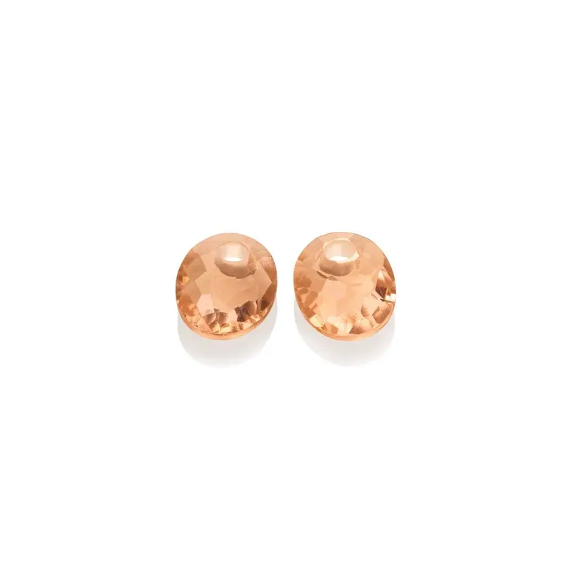 Sparkling Jewels Oorstenen Small Oval Kwarts EAGEM42-SO