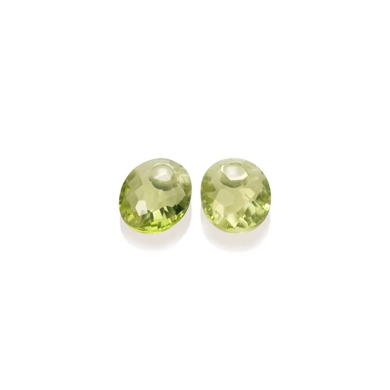 Sparkling Jewels Oorstenen Small Oval Lemon EAGEM43-SO