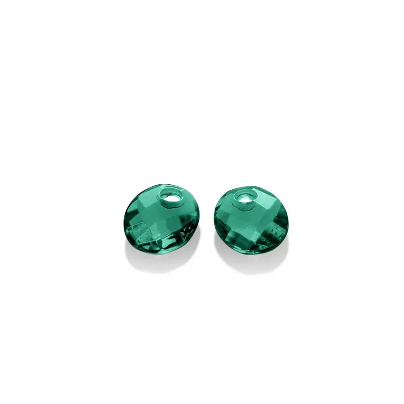 Sparkling Jewels Oorstenen Small Oval Petrolgroene kwarts EAGEM52-SO
