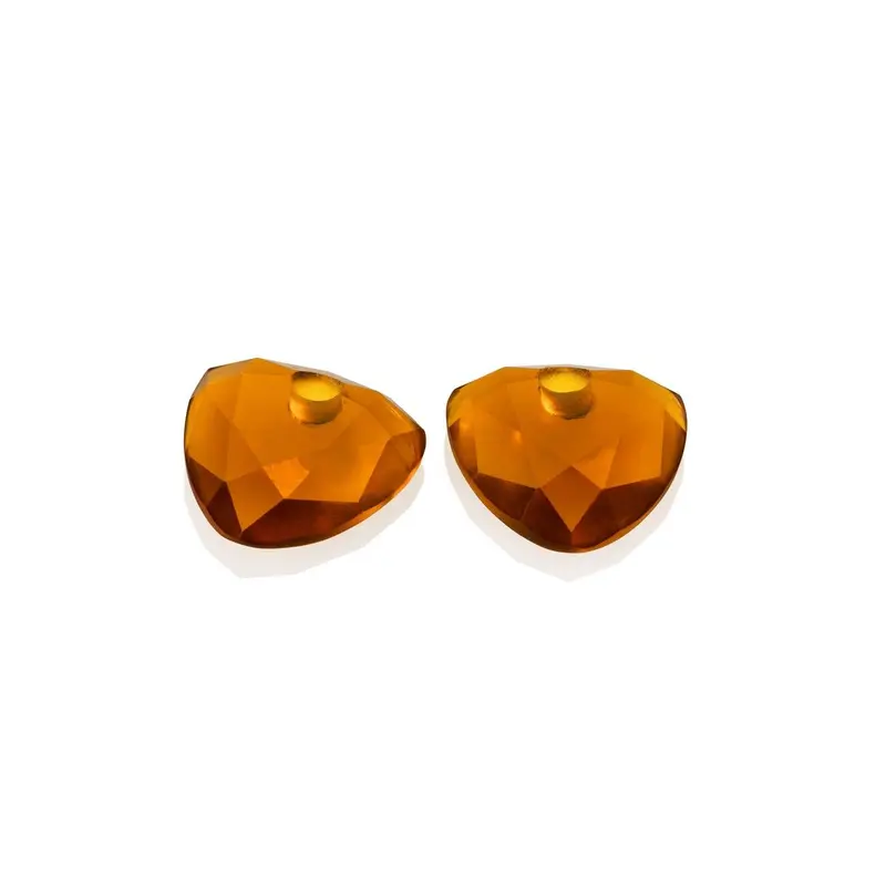 Sparkling Jewels Oorstenen Trillion Cut Citrien Kwarts EAGEM38-TRI