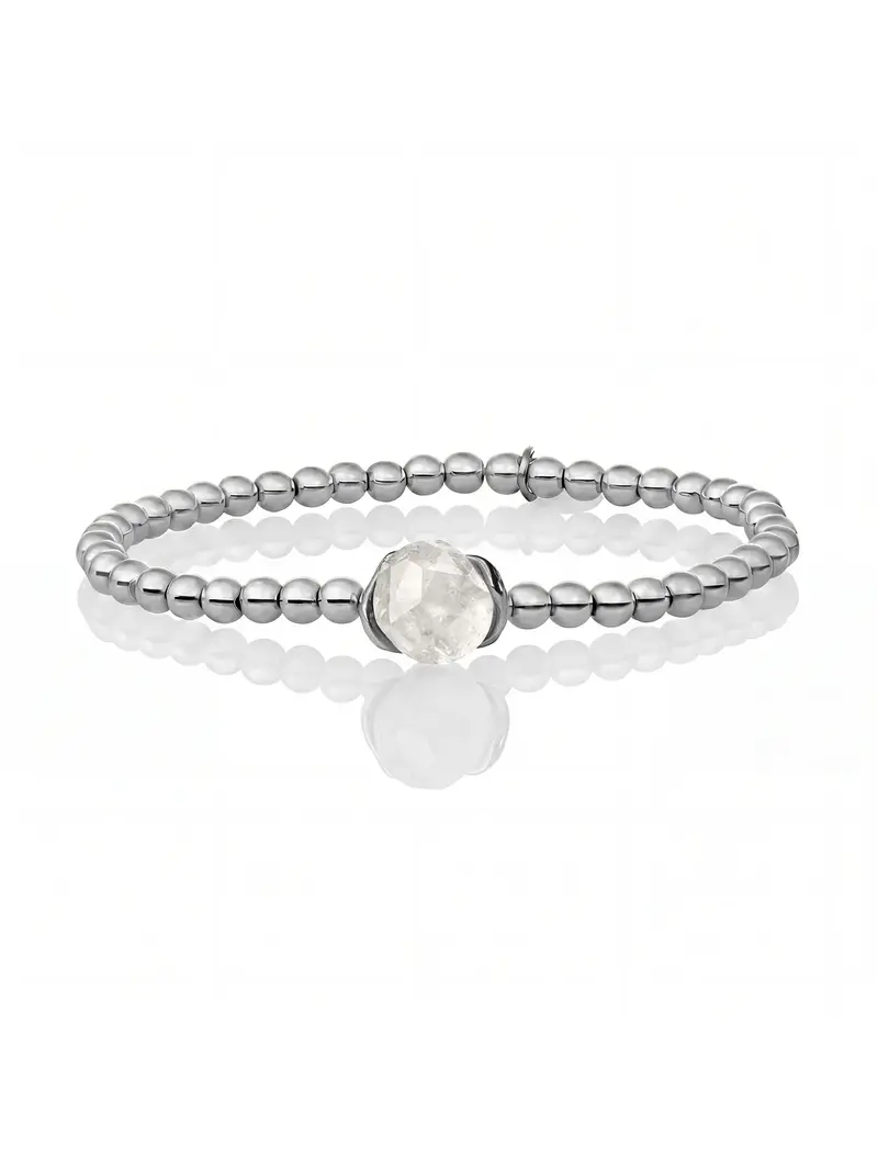 Sparkling x Alpe d'HuZes – Armband met Ruw Bergkristal