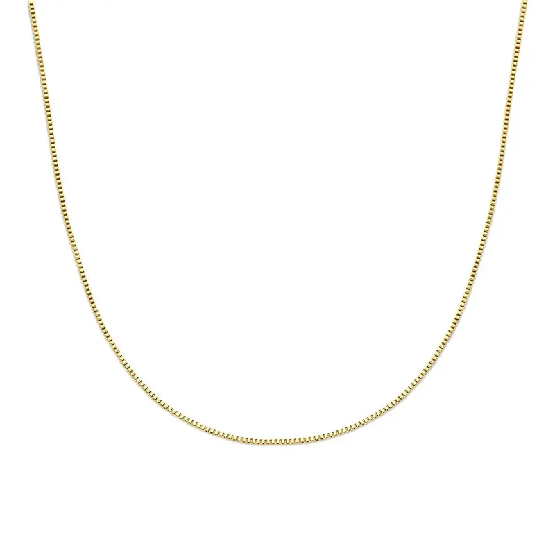Stalen dames ketting venetiaans geel 1,5 mm ion plating
