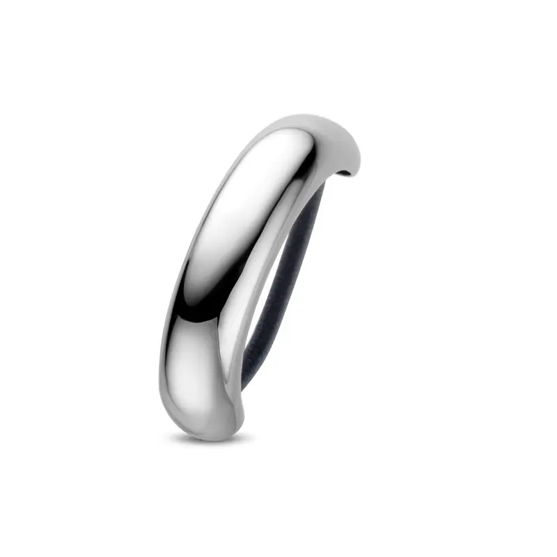Stalen hair cuff zilverkleurig – 19x76 mm