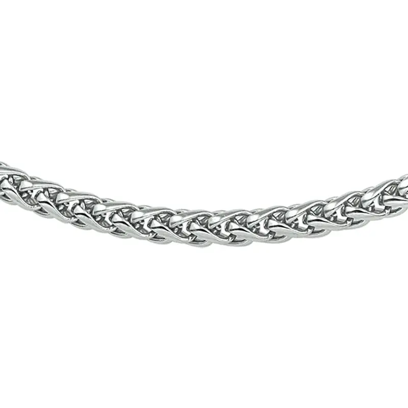 Stalen ketting vossestaart – zilverkleurig