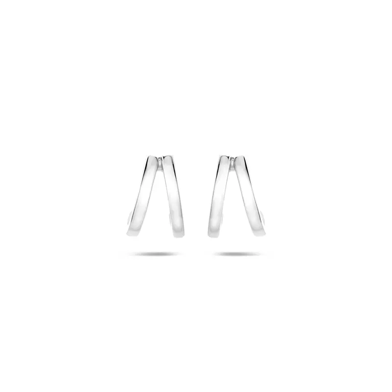 Stekeroorringen zilver gerhodineerd 10 mm – 1342313