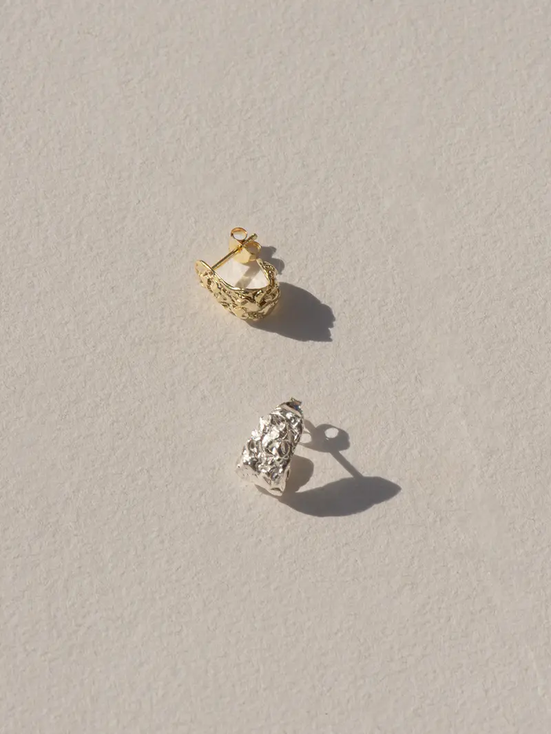 Stormy | Gold Plated Silver