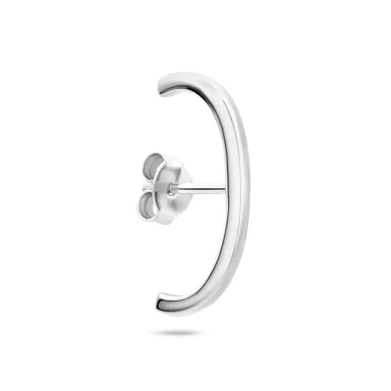 Suspender oorbel zilver gerhodineerd 19,5 mm – 1342315