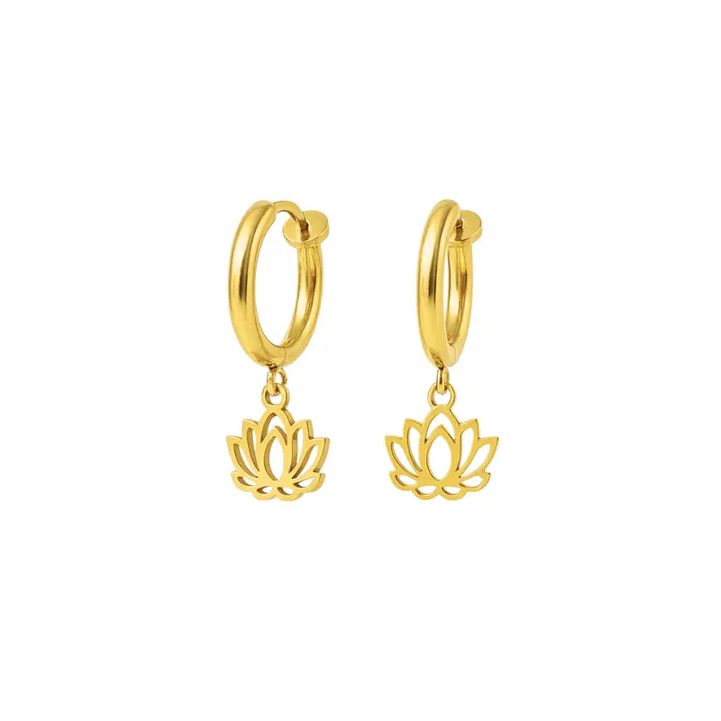 Symbolische Oorbellen – Lotus