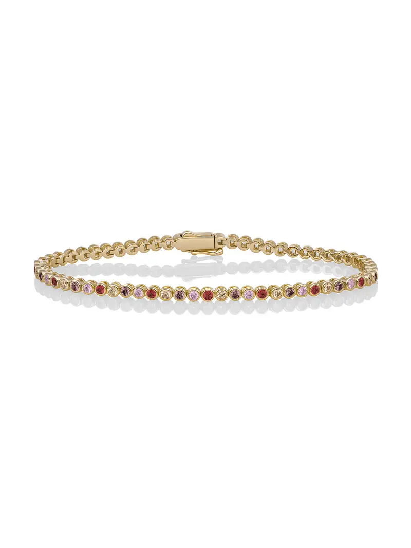 Tennis Armband Multicoloured Zirconia - Spice