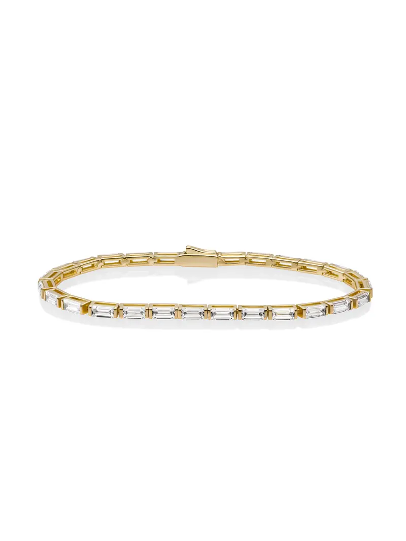 Tennis Baguette Armband