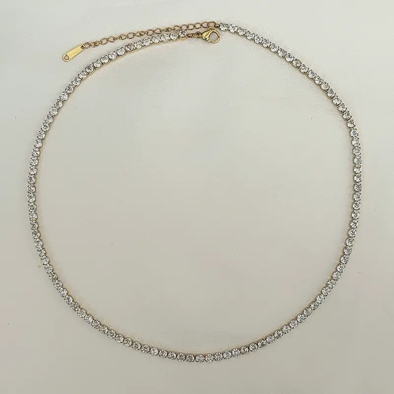Tennis Goud | Ketting
