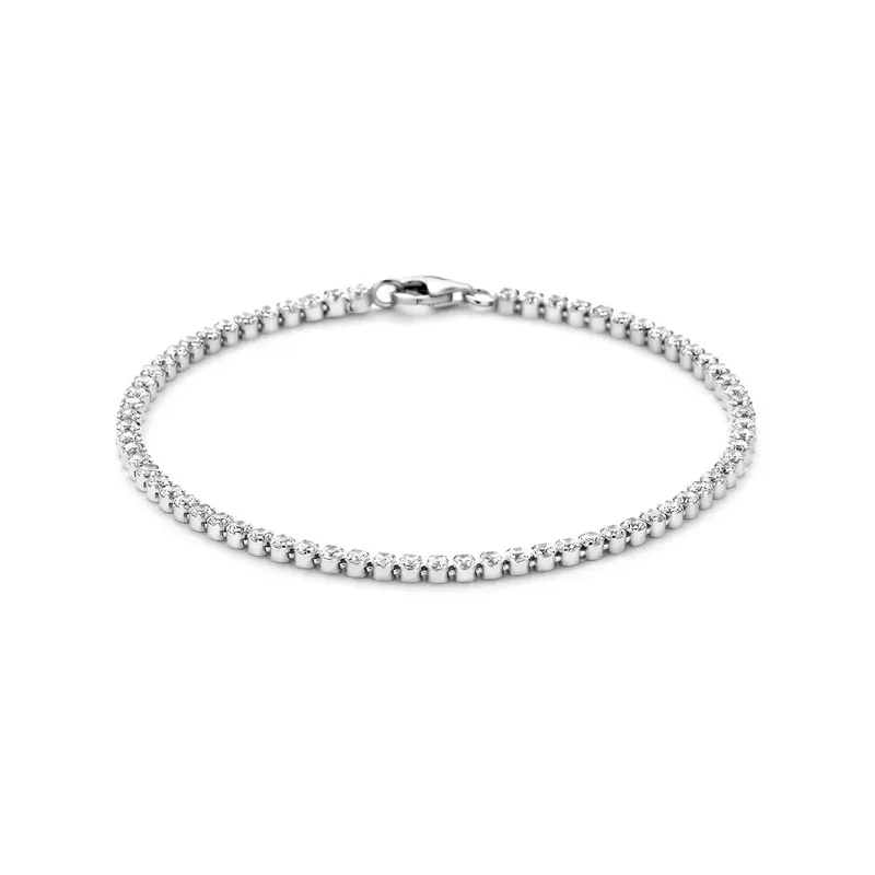 Tennisarmband zirkonia 3 mm zilver gerhodineerd – 1342292