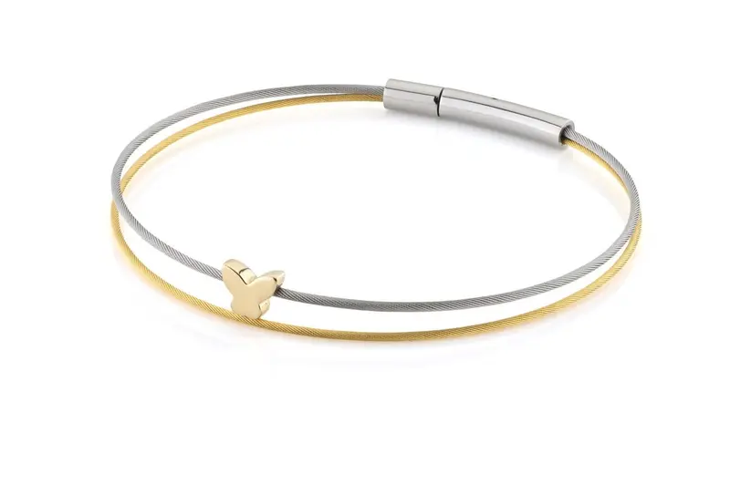 Thinking of You 🦋 armband goudkleurig