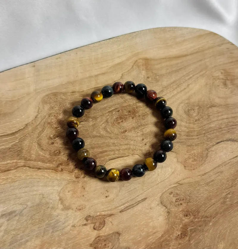Tijgeroog Mix Kogel Armband