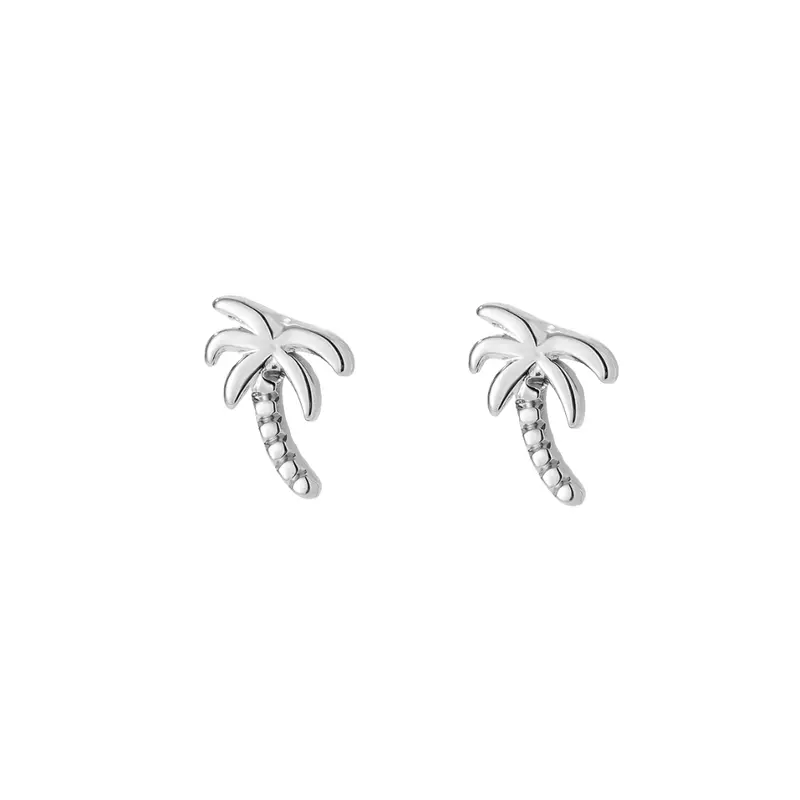 Tiny palmtree studs