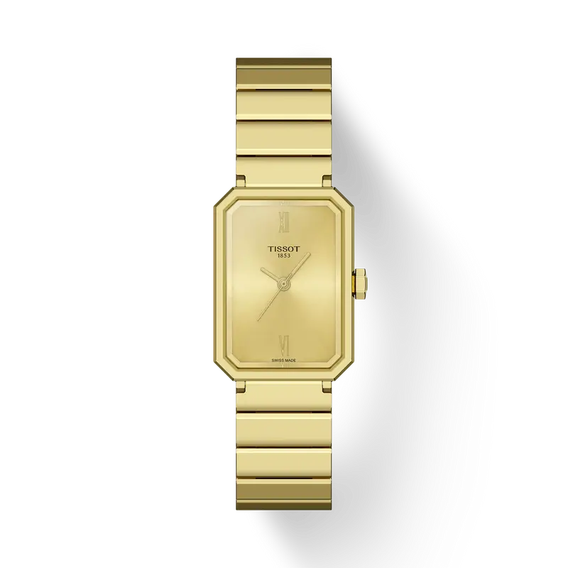 Tissot SRV 30mm dames horloge goudkleurig
