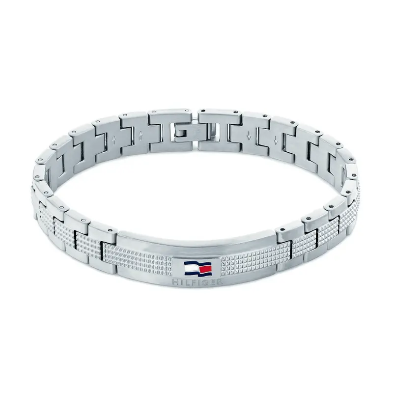 Tommy Hilfiger Armband TJ2790419 Heren Zilverkleurig 19 cm